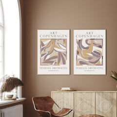 Feuilles abstraites 2 | FRAMED PRINT