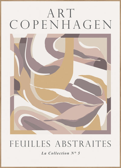 Feuilles abstraites 2 | FRAMED PRINT