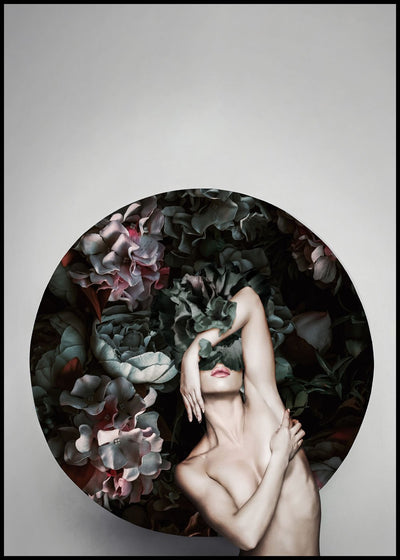 Flower Lady 2 | FRAMED PRINT