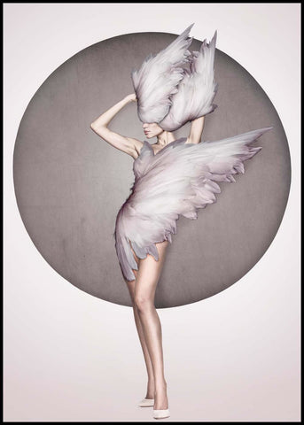 Flower Lady 4 | FRAMED PRINT