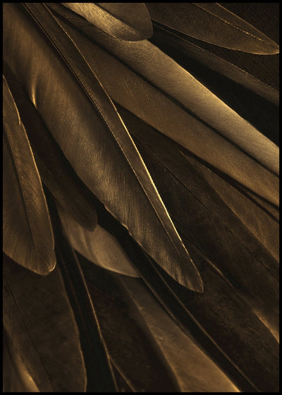 Gold wing | FRAMED PRINT