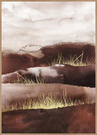 Golden Land 3 | FRAMED PRINT
