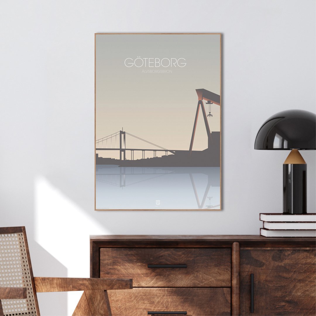 Göteborg Älvsborgsbron | FRAMED PRINT