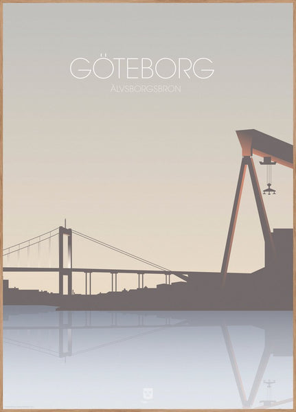 Göteborg Älvsborgsbron | FRAMED PRINT