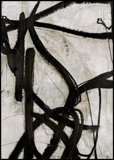 Graphical Lines 5 | FRAMED PRINT