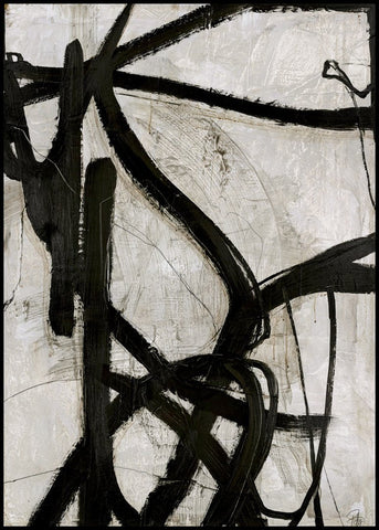 Graphical Lines 5 | FRAMED PRINT