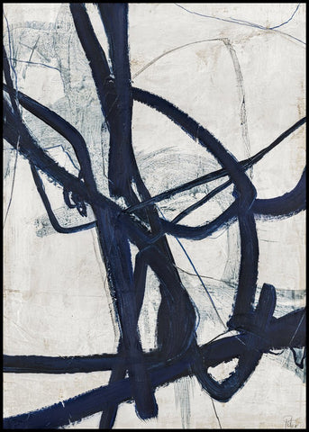 Graphical Lines 6 | FRAMED PRINT