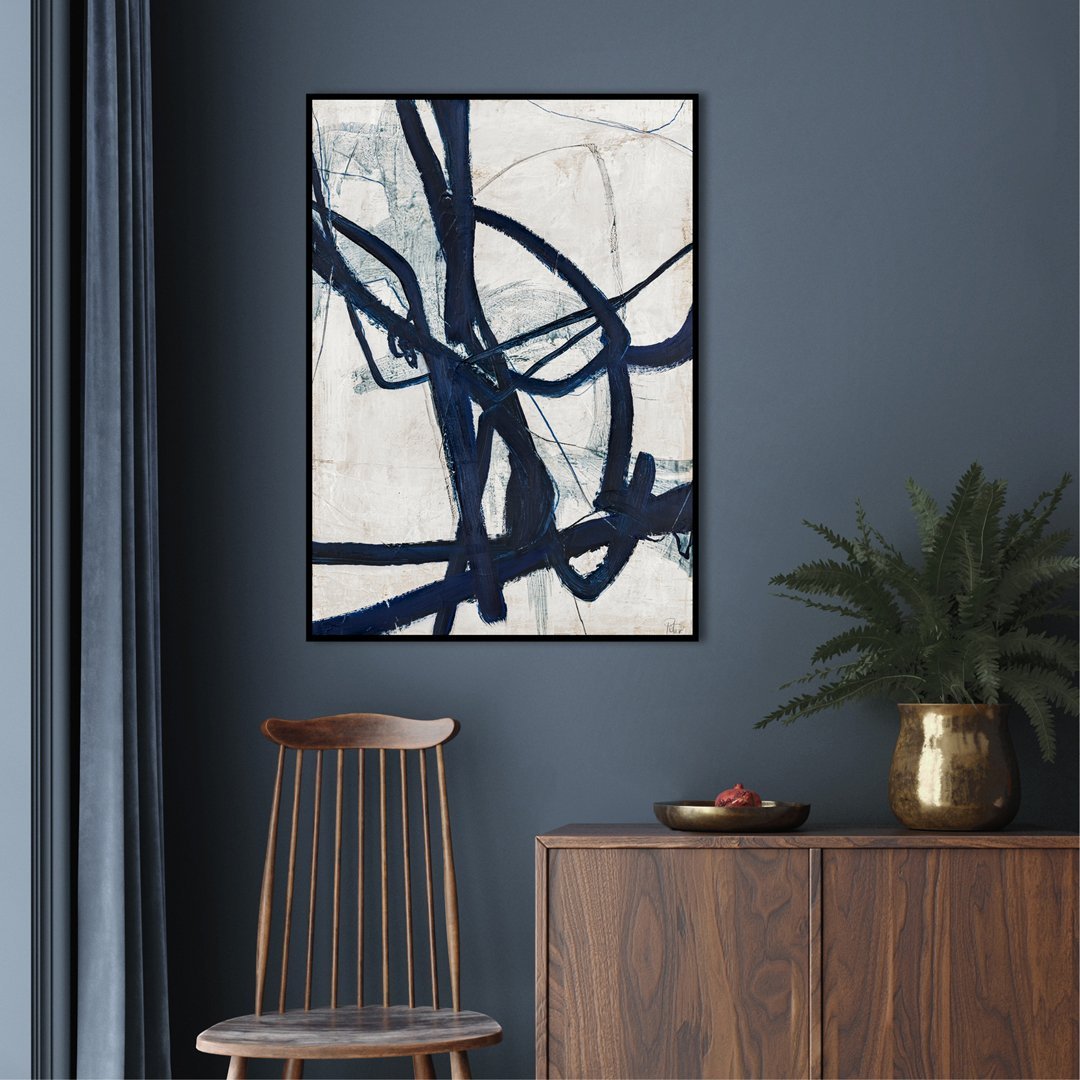 Graphical Lines 6 | FRAMED PRINT