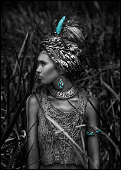 In the Bush blue | FRAMED PRINT