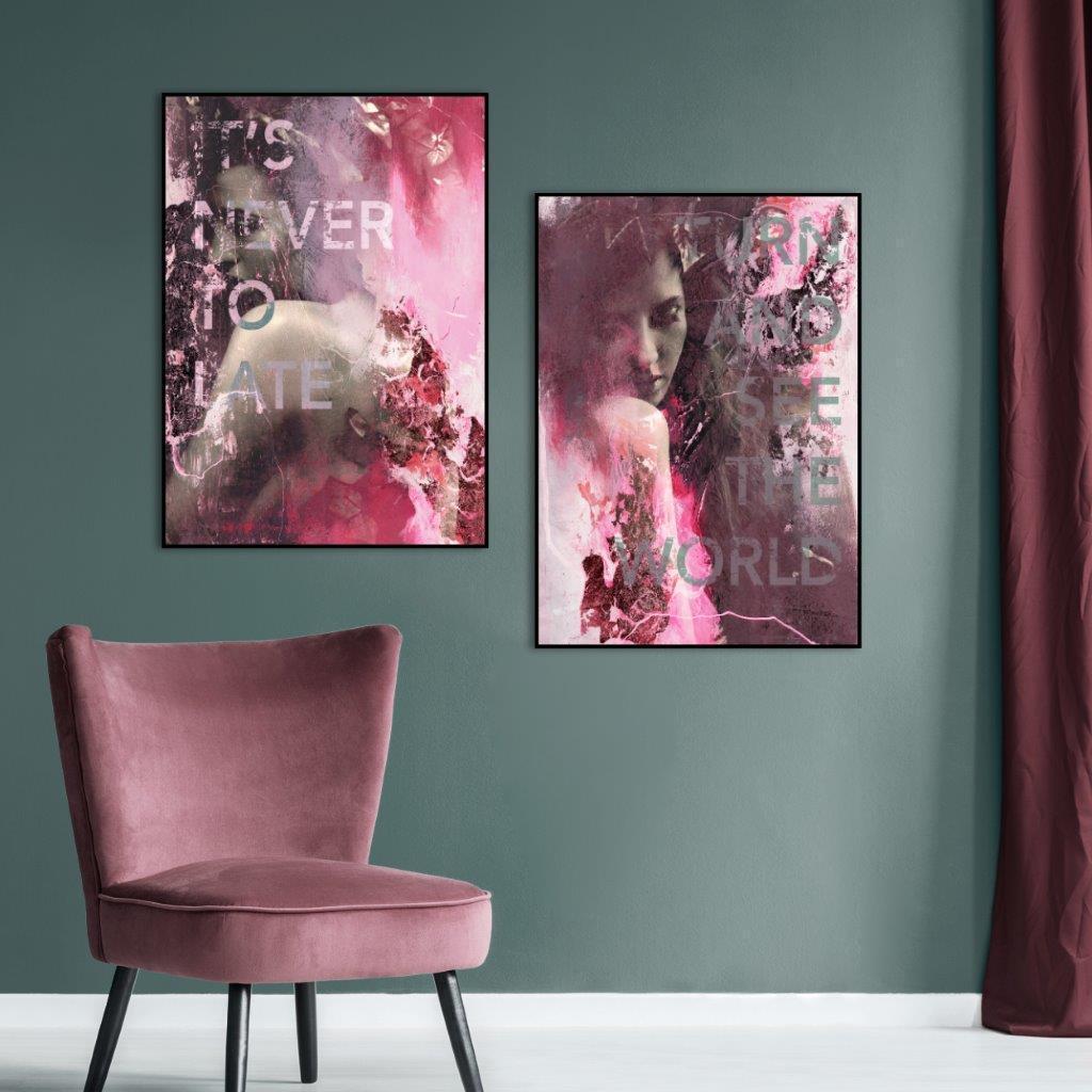 It's never to late | FRAMED PRINT