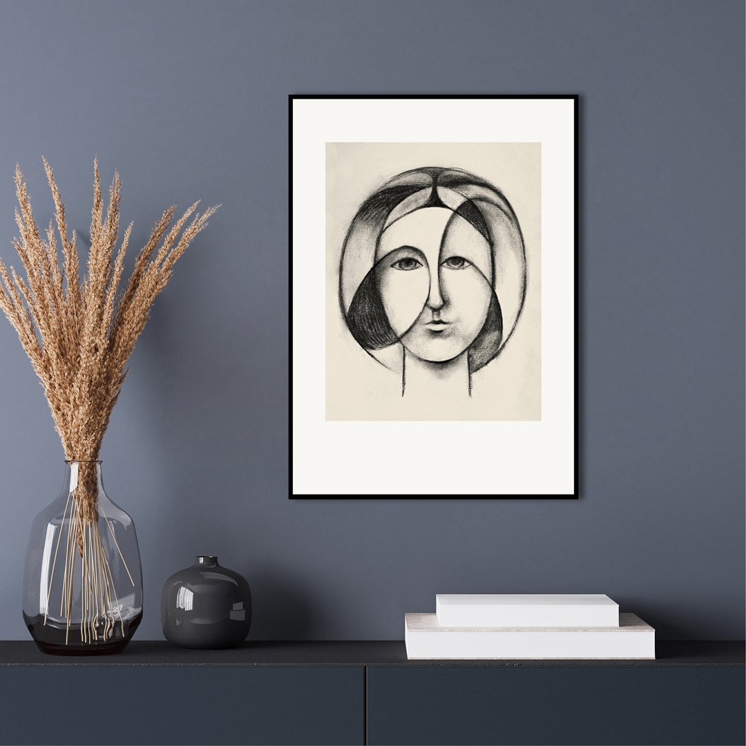 Lady lay | FRAMED PRINT