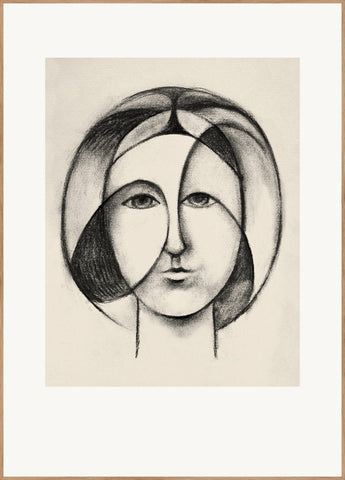 Lady lay | FRAMED PRINT