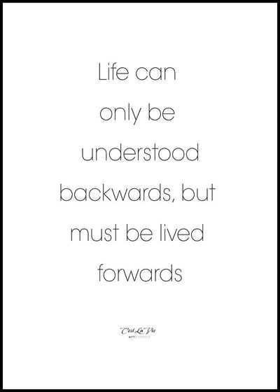 Life can only | FRAMED PRINT