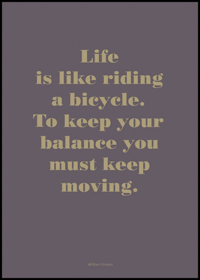 Life is like | FRAMED PRINT