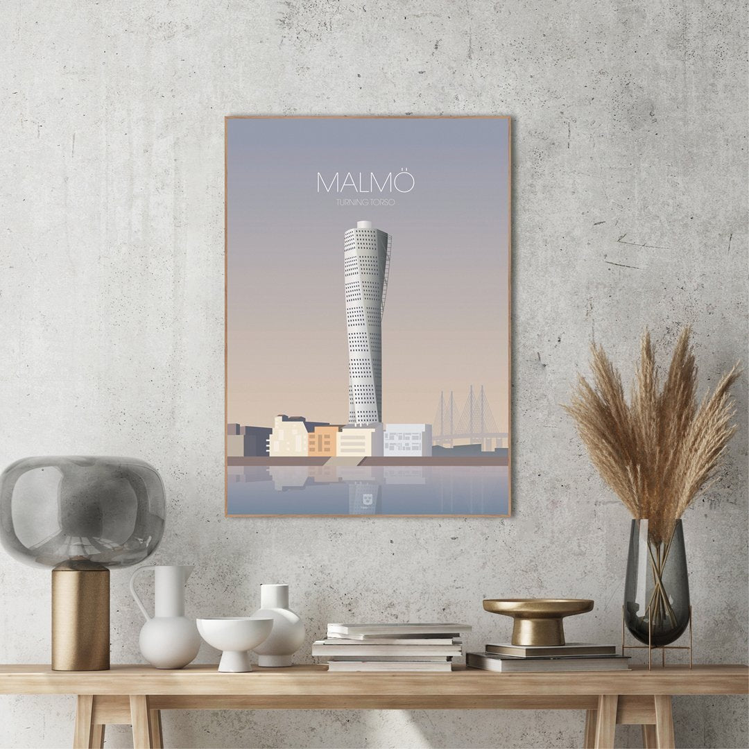 Malmö Turning Torso | FRAMED PRINT
