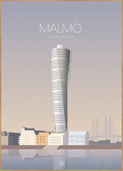 Malmö Turning Torso | FRAMED PRINT