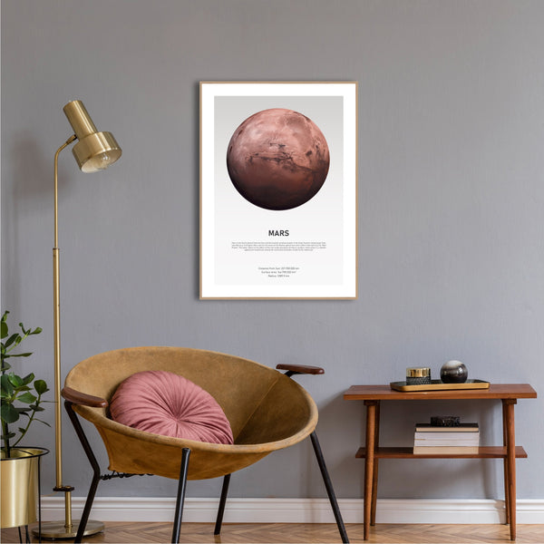Mars Light | FRAMED PRINT | Danish Art