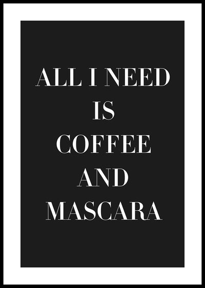 Mascara | FRAMED PRINT