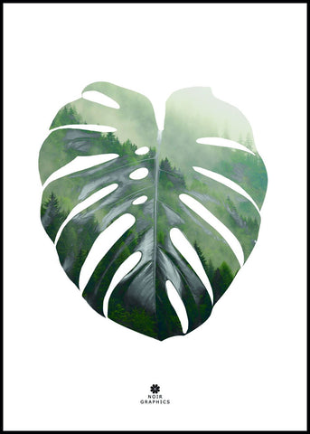 Monstera Leaf | FRAMED PRINT