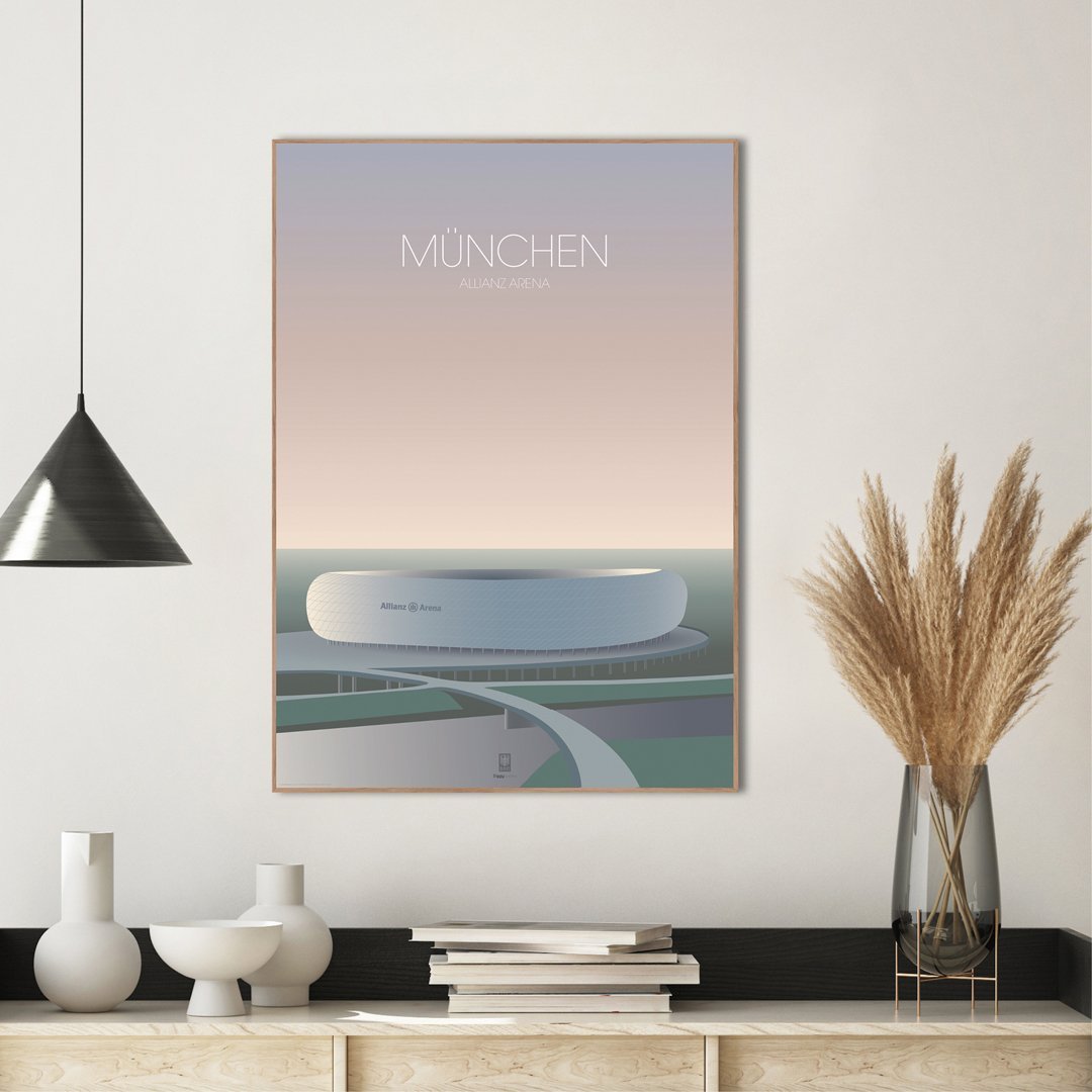 München Allianz Arena | FRAMED PRINT