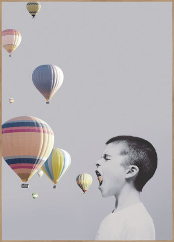 My big mouth | FRAMED PRINT