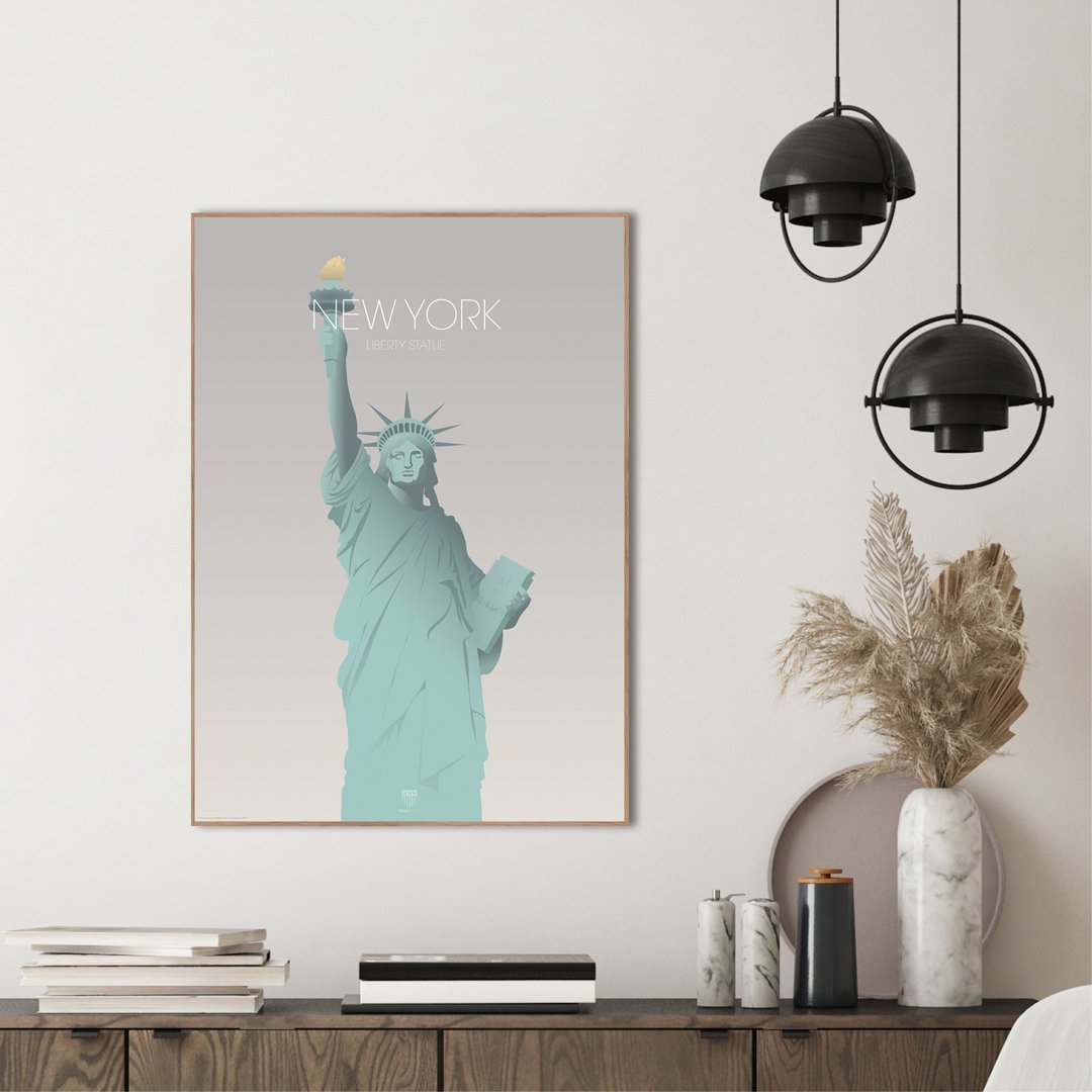 New York Liberty statue | FRAMED PRINT