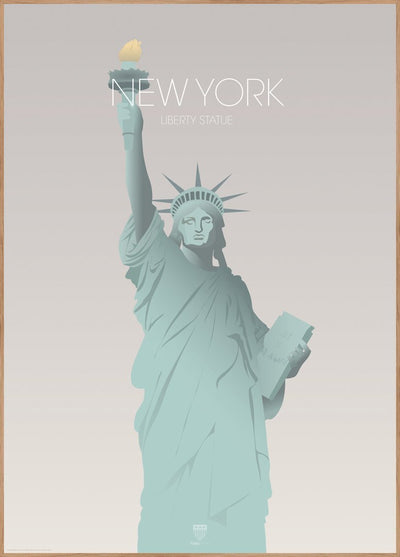 New York Liberty statue | FRAMED PRINT