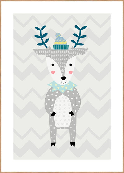 Nordic Deer | FRAMED PRINT