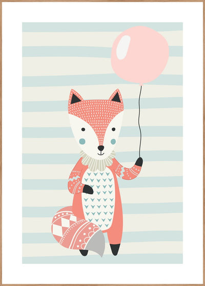 Nordic Fox 1 | FRAMED PRINT