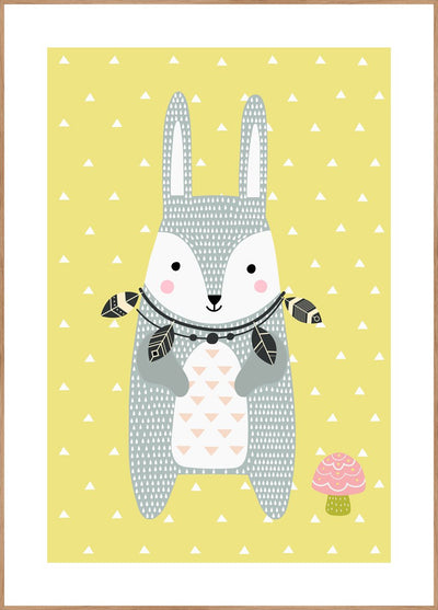 Nordic Rabbit | FRAMED PRINT