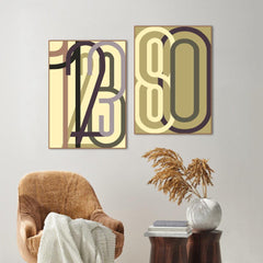Numbers 1 | FRAMED PRINT