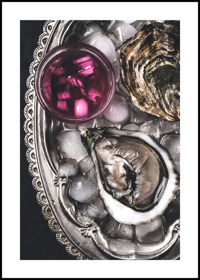 Oyster Luxe 1 | FRAMED PRINT