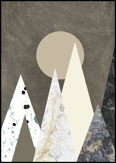 Peaks | FRAMED PRINT