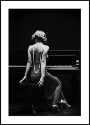 Piano Lady | FRAMED PRINT