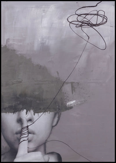 Playing line 1 | FRAMED PRINT