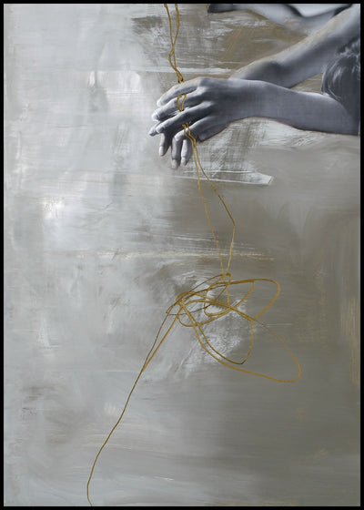 Playing line 2 | FRAMED PRINT