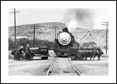 Police patrol | FRAMED PRINT