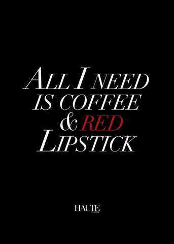 Red Lipstick | FRAMED PRINT