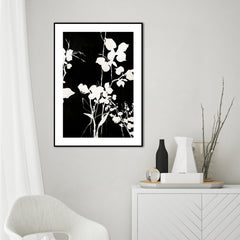 Silhouet Leaves 1 | FRAMED PRINT