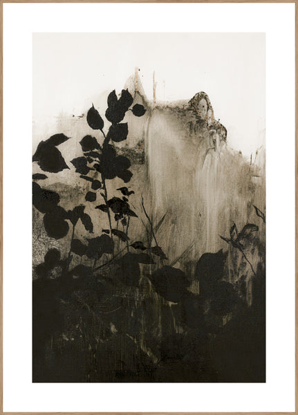 Silhouet Leaves 2 | FRAMED PRINT