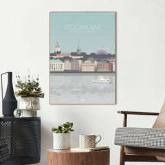 Stockholm Capital City | FRAMED PRINT
