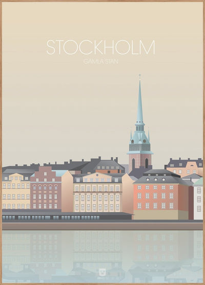 Stockholm gamla stan | FRAMED PRINT
