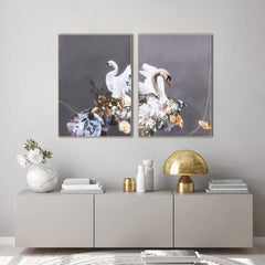 Swan Gold 1 | FRAMED PRINT