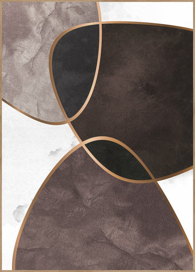 Velvet Shapes 4 | FRAMED PRINT