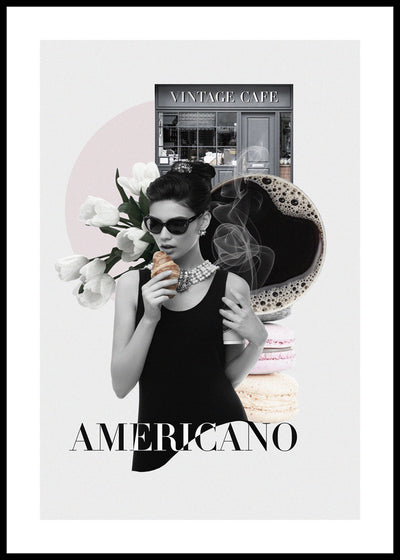 Vintage cafe | FRAMED PRINT