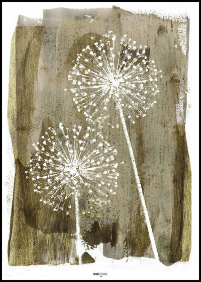 White Dandelion | FRAMED PRINT