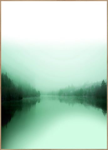 Green lake | FRAMED PRINT