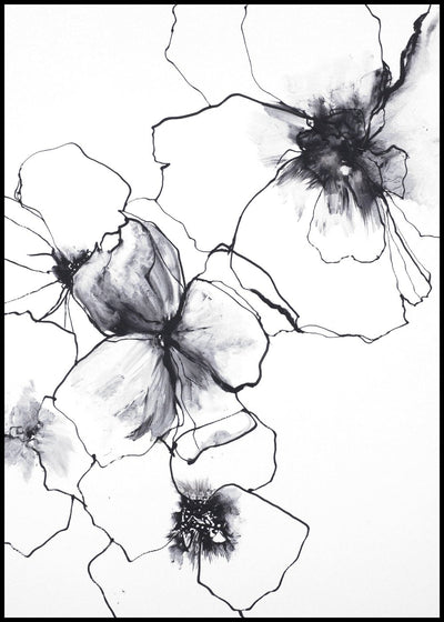 Flower line 2 | FRAMED PRINT