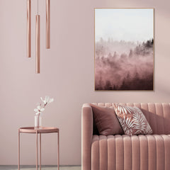 Foggy red | FRAMED PRINT