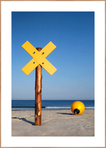 Yellow and blue | FRAMED PRINT